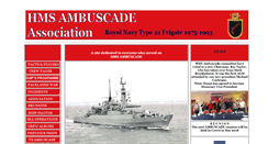 Desktop Screenshot of ambuscade.org.uk